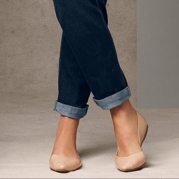 wide width nude flats